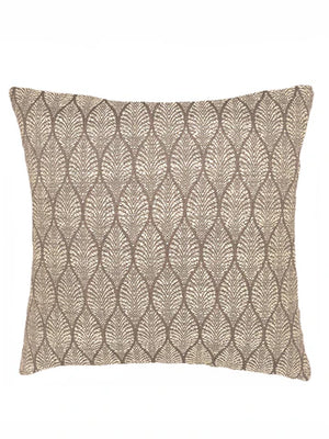 Summer Flora Mocha Indoor Outdoor Pillow