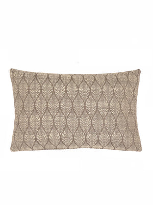 Summer Flora Mocha Indoor Outdoor Pillow