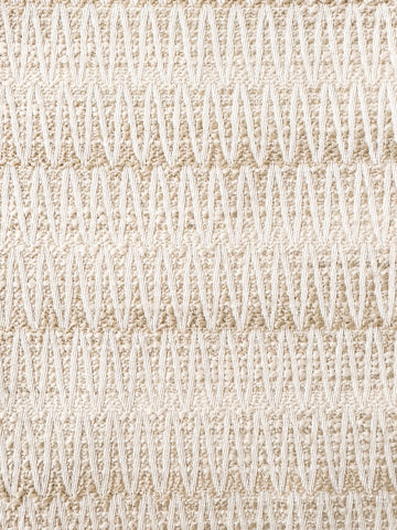 Summer Twist Beige 20x20 Indoor Outdoor Pillow