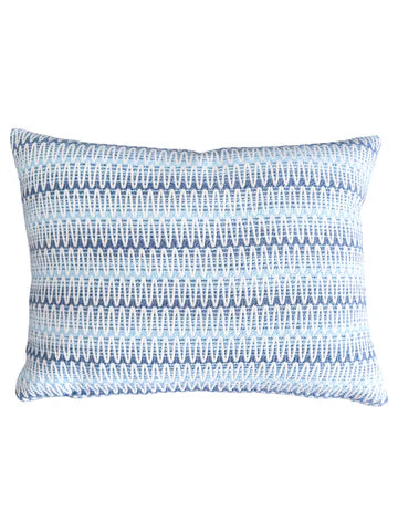 Summer Twist Blue 14x20 Indoor Outdoor Pillow
