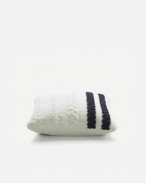 Snug Braided Two-Stripes Throw Pillow