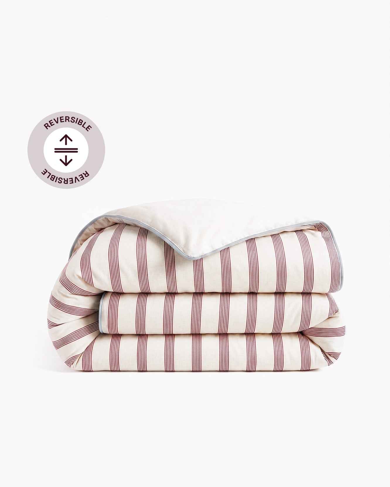 Rimini Reversible Cotton Sateen Duvet Cover