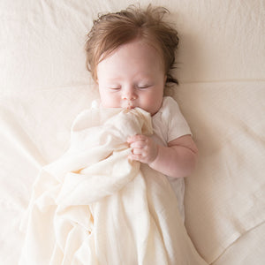 Organic Cotton Muslin Baby Bundle Set and Crib Sheet