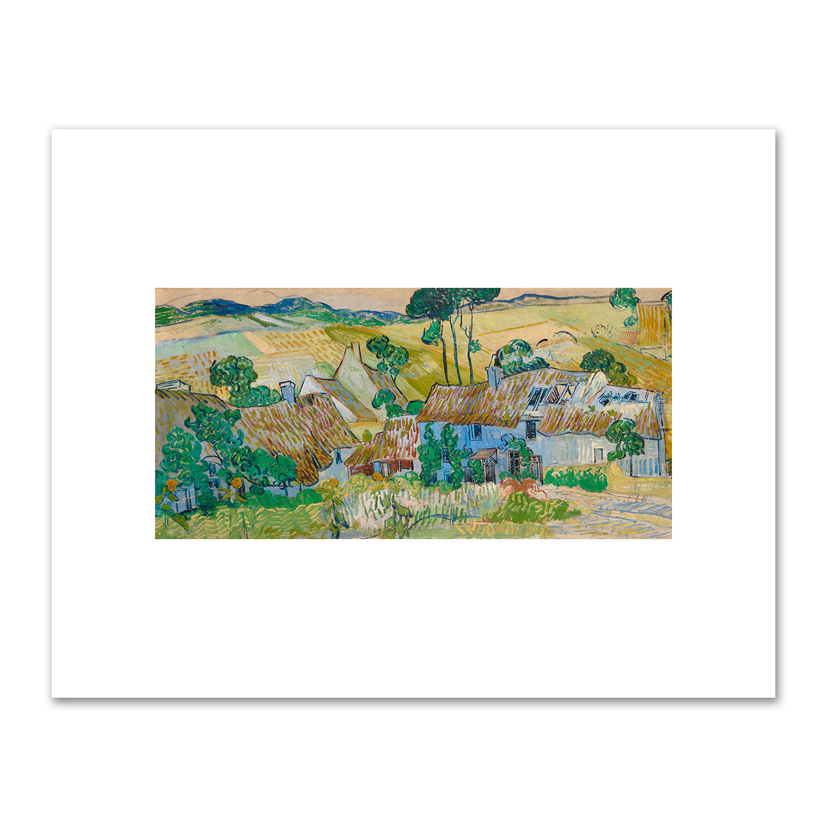 Farms near Auvers by Vincent van Gogh