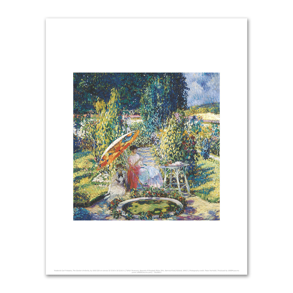 The Garden Umbrella by Frederick Carl Frieseke