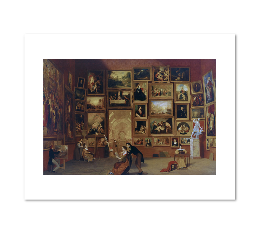 Gallery of the Louvre by Samuel Morse