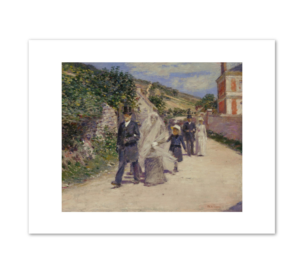 The Wedding March by Theodore Robinson