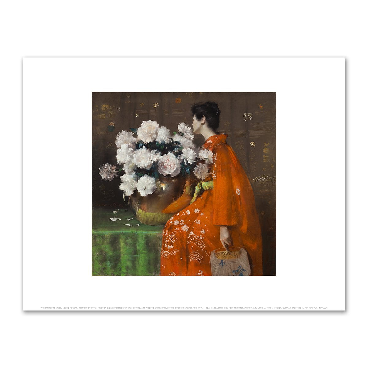 Spring Flowers (Peonies) by William Merritt Chase