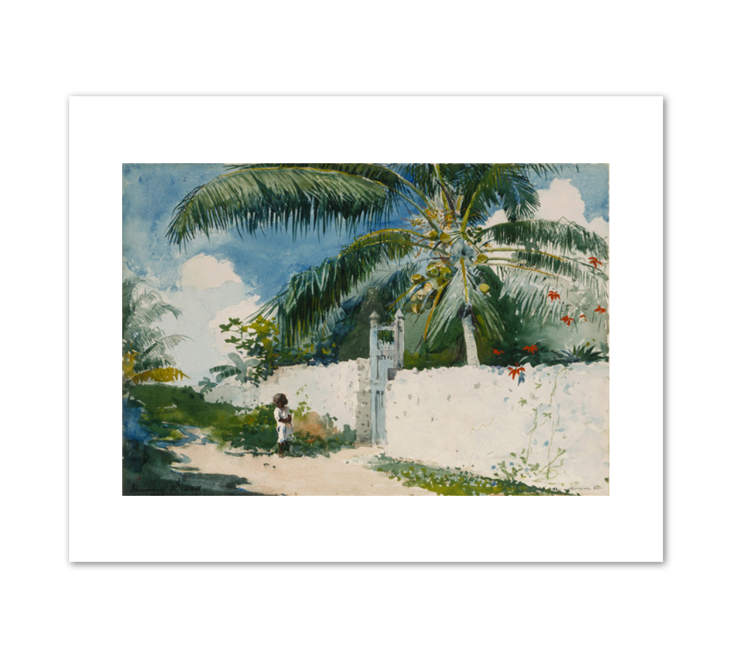 A Garden in Nassau by Winslow Homer