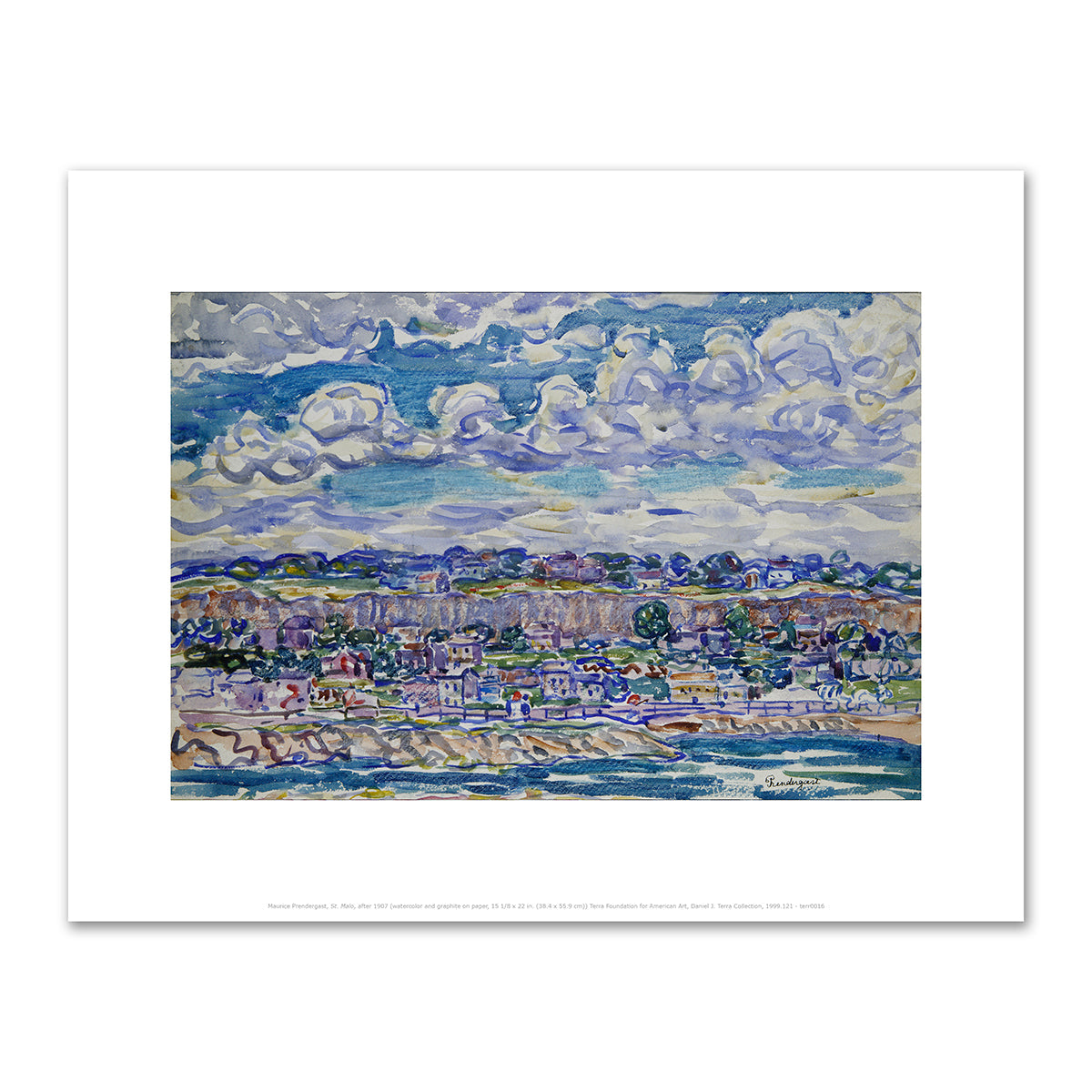 St. Malo by Maurice Prendergast
