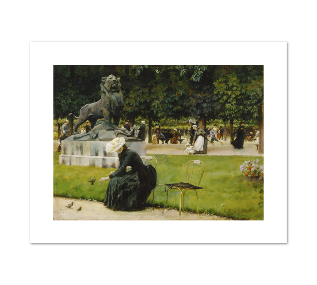 In the Luxembourg (Garden) by Charles Courtney Curran