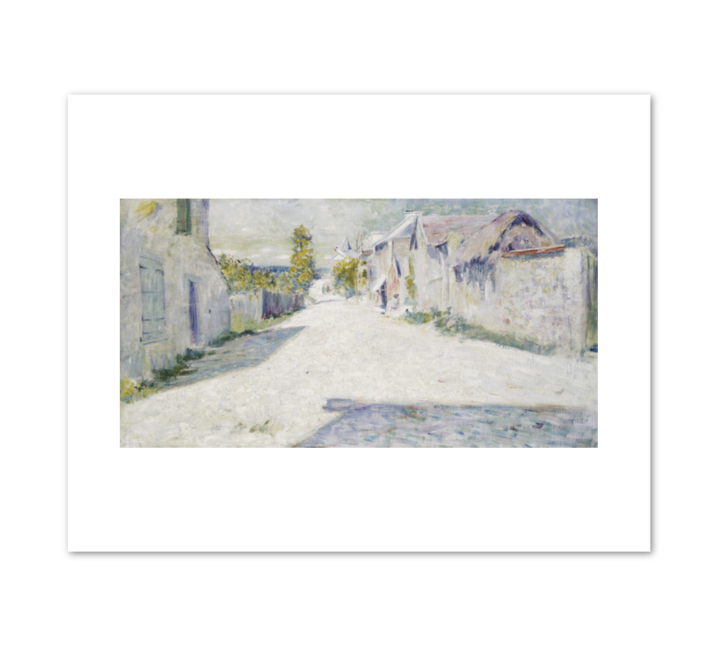 Giverny: Road Looking West toward Church by Dawson Dawson-Watson