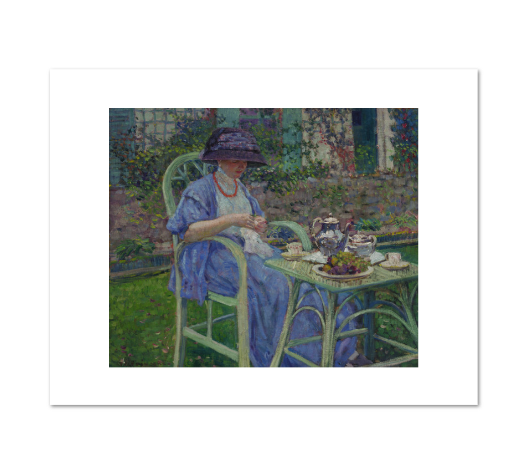 Breakfast in the Garden by Frederick Carl Frieseke