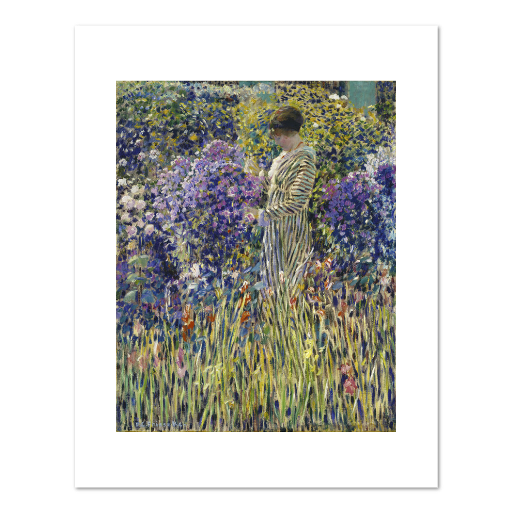 Lady in a Garden by Frederick Carl Frieseke