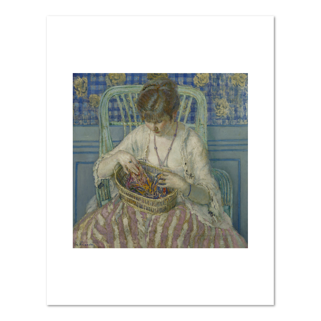 Unraveling Silk by Frederick Carl Frieseke