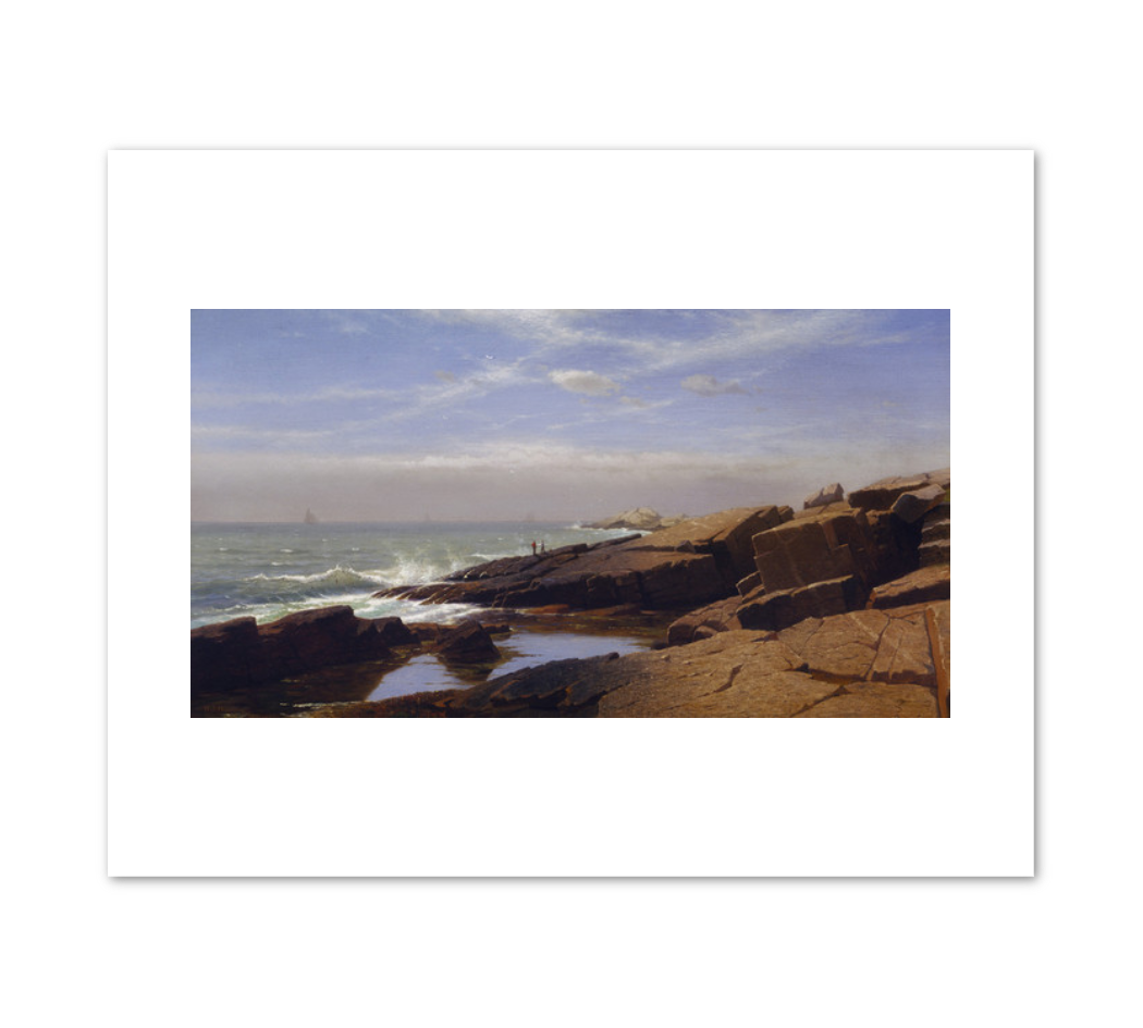 Rocks at Nahant by William Stanley Haseltine