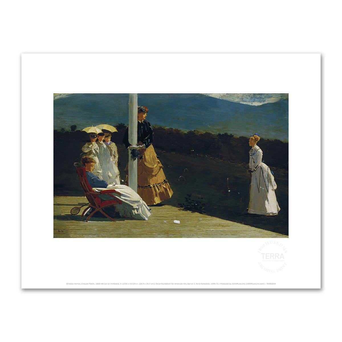 Croquet Match by Winslow Homer