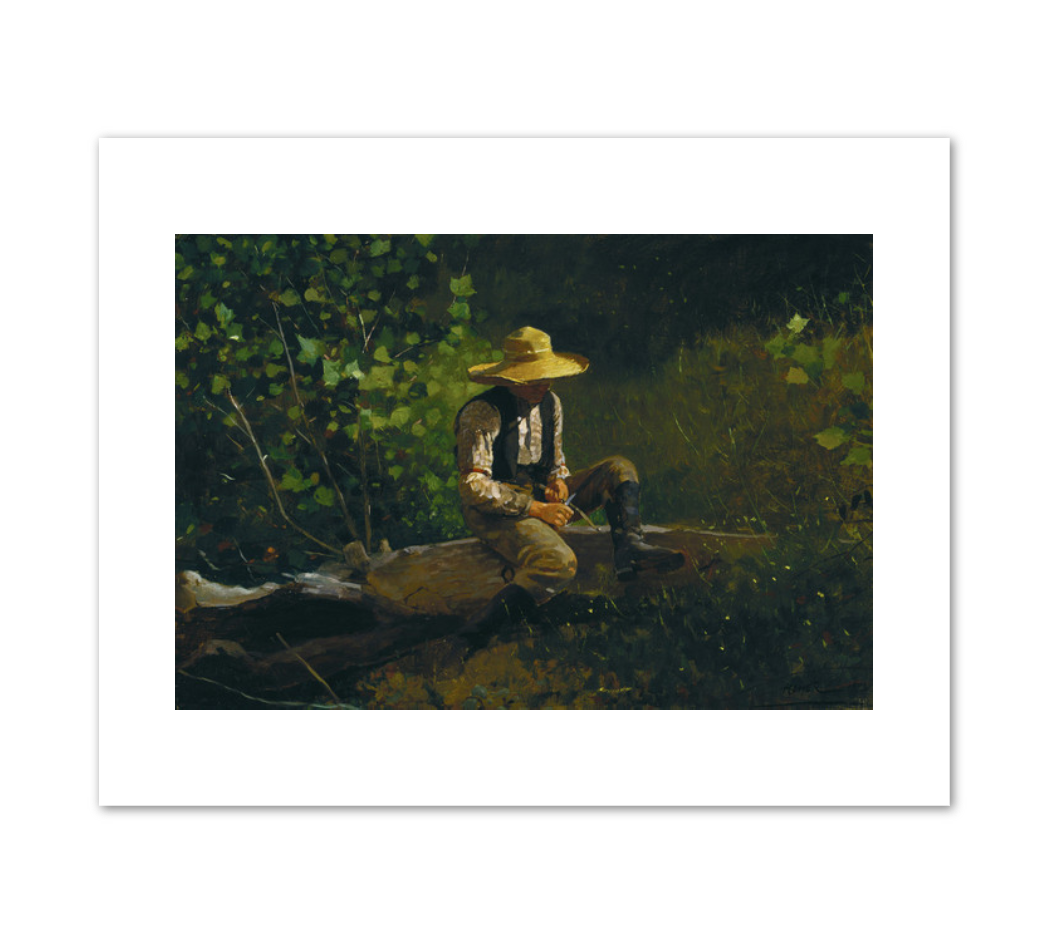 The Whittling Boy by Winslow Homer