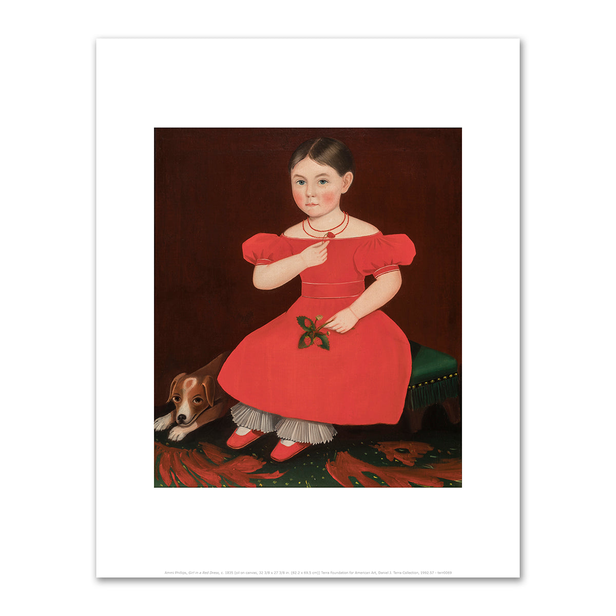 Girl in a Red Dress by Ammi Phillips