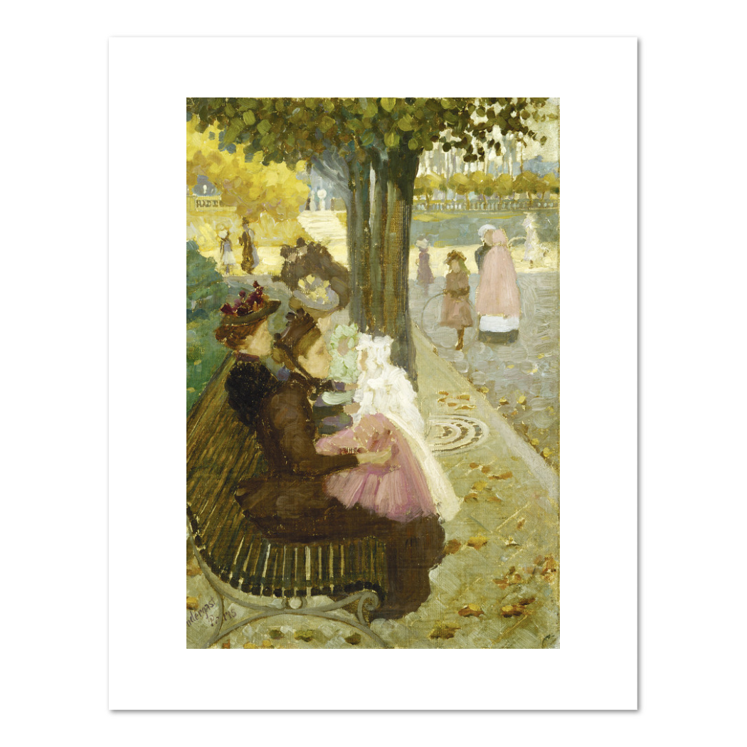 The Luxembourg Garden, Paris by Maurice Prendergast