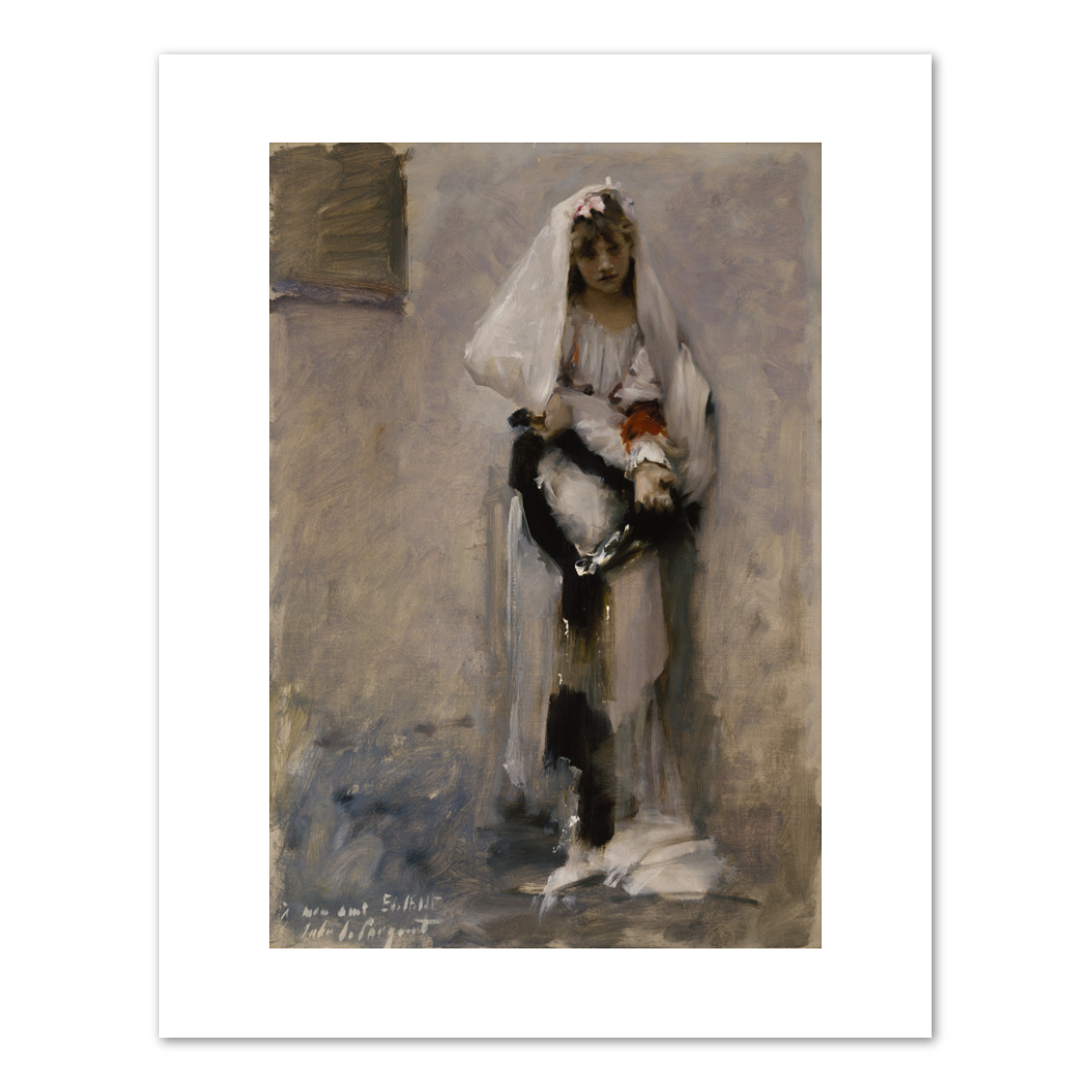 A Parisian Beggar Girl by John Singer Sargent