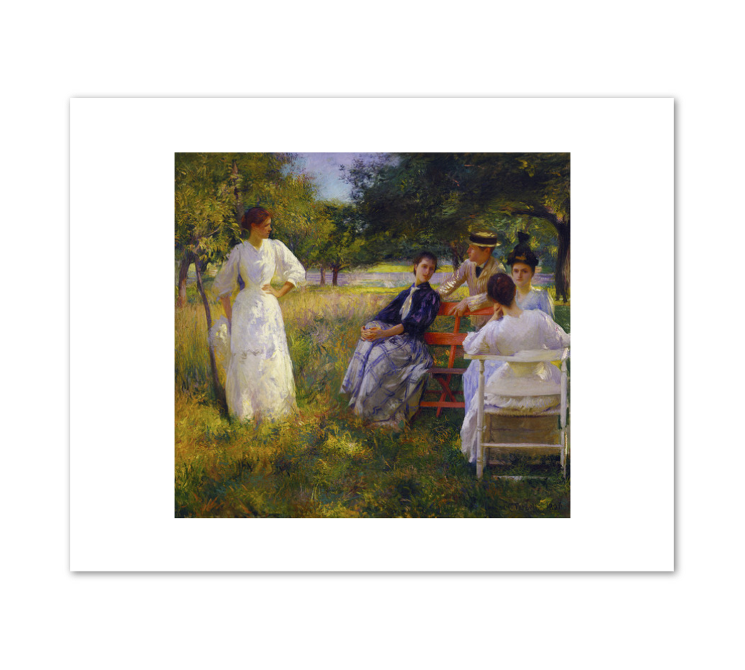 In the Orchard by Edmund Tarbell