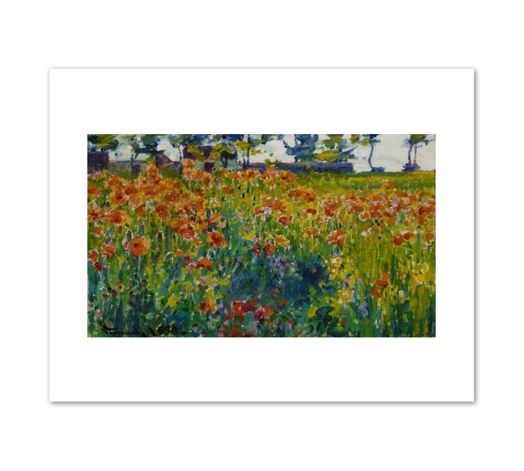 Poppies in France by Robert Vonnoh