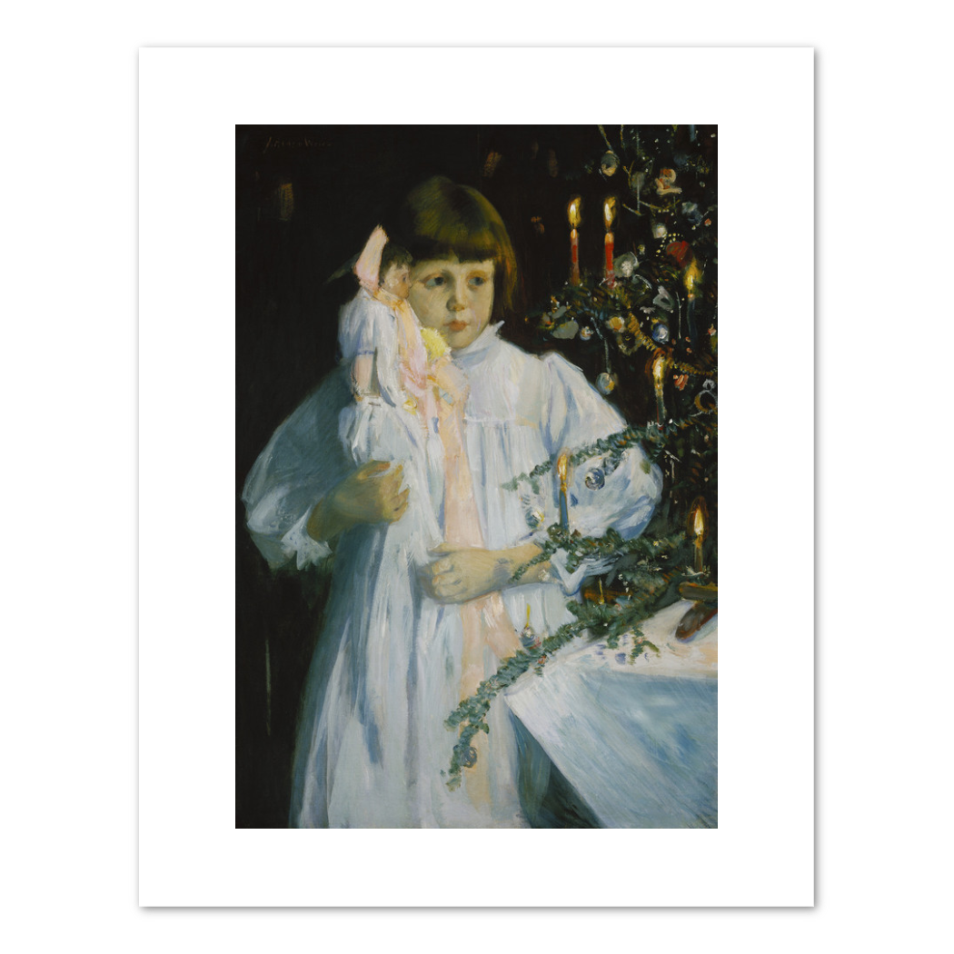 The Christmas Tree by Julian Alden Weir