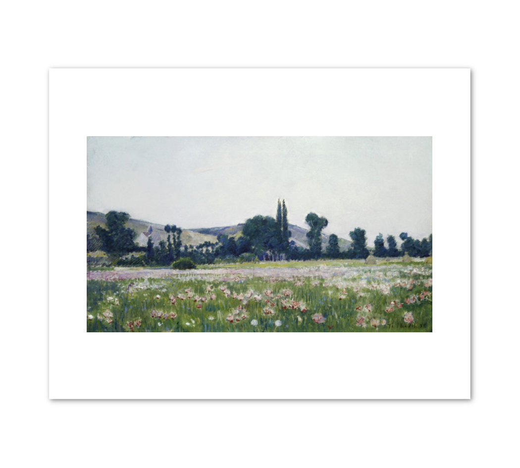 Flowering Fields, Giverny by Theodore Wendel