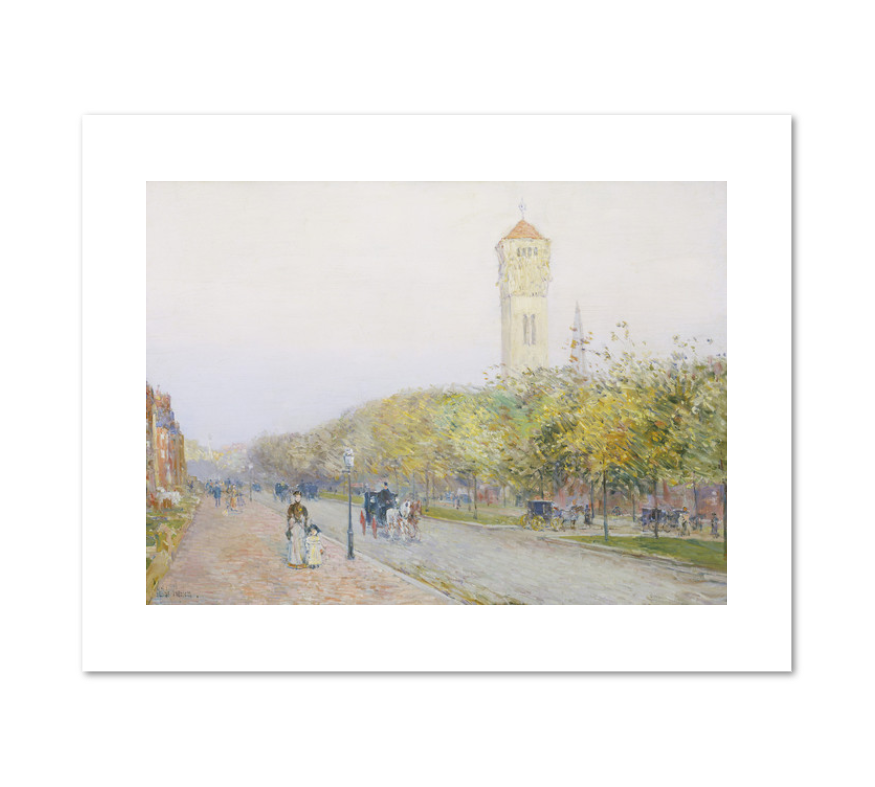 Commonwealth Avenue, Boston by Frederick Childe Hassam