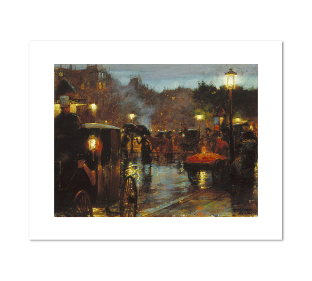 Paris at Night by Charles Courtney Curran