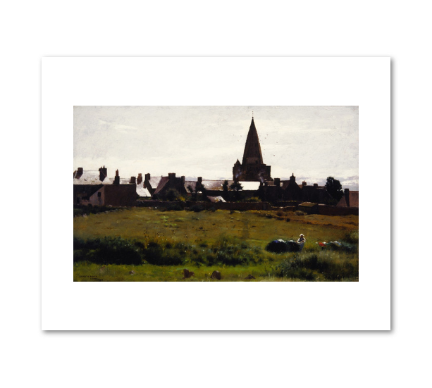 Brittany Town Morning, Larmor by Dennis Miller Bunker