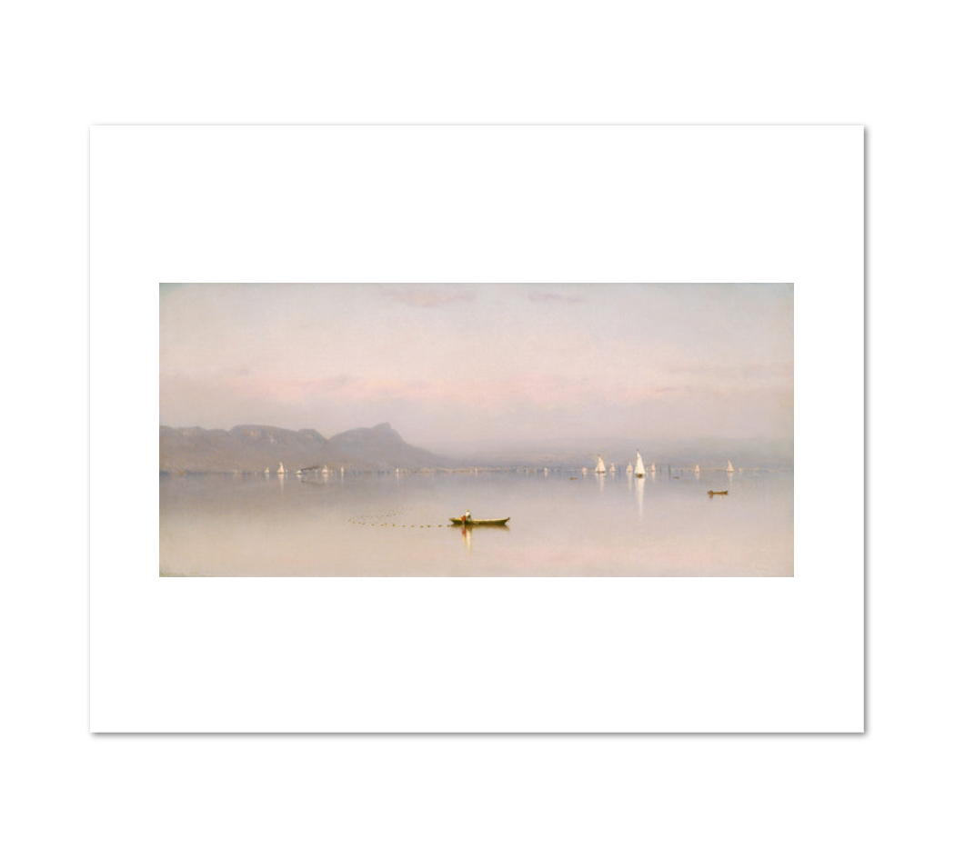 Morning in the Hudson, Haverstraw Bay by Sanford Robinson Gifford