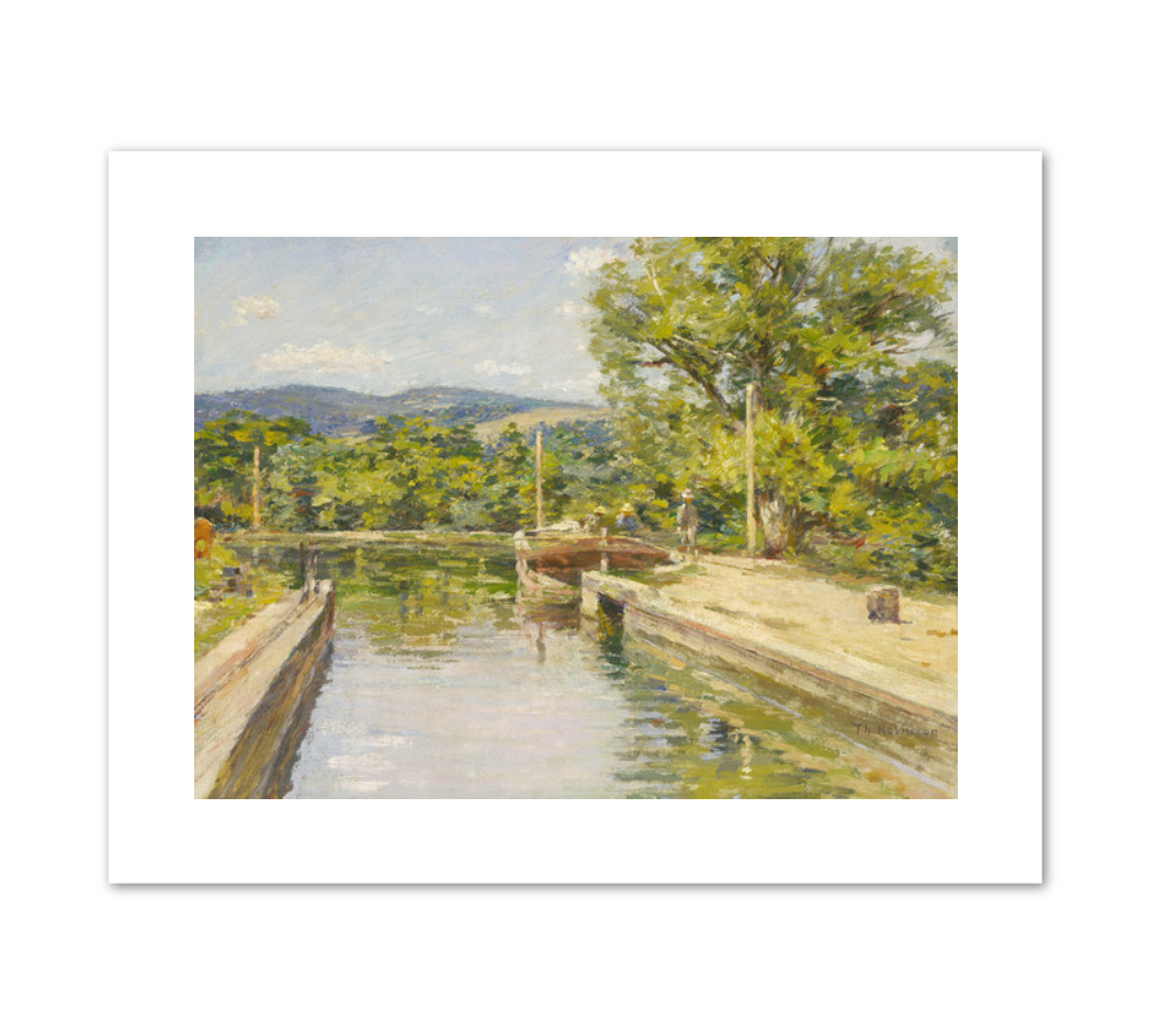 Canal Scene by Theodore Robinson