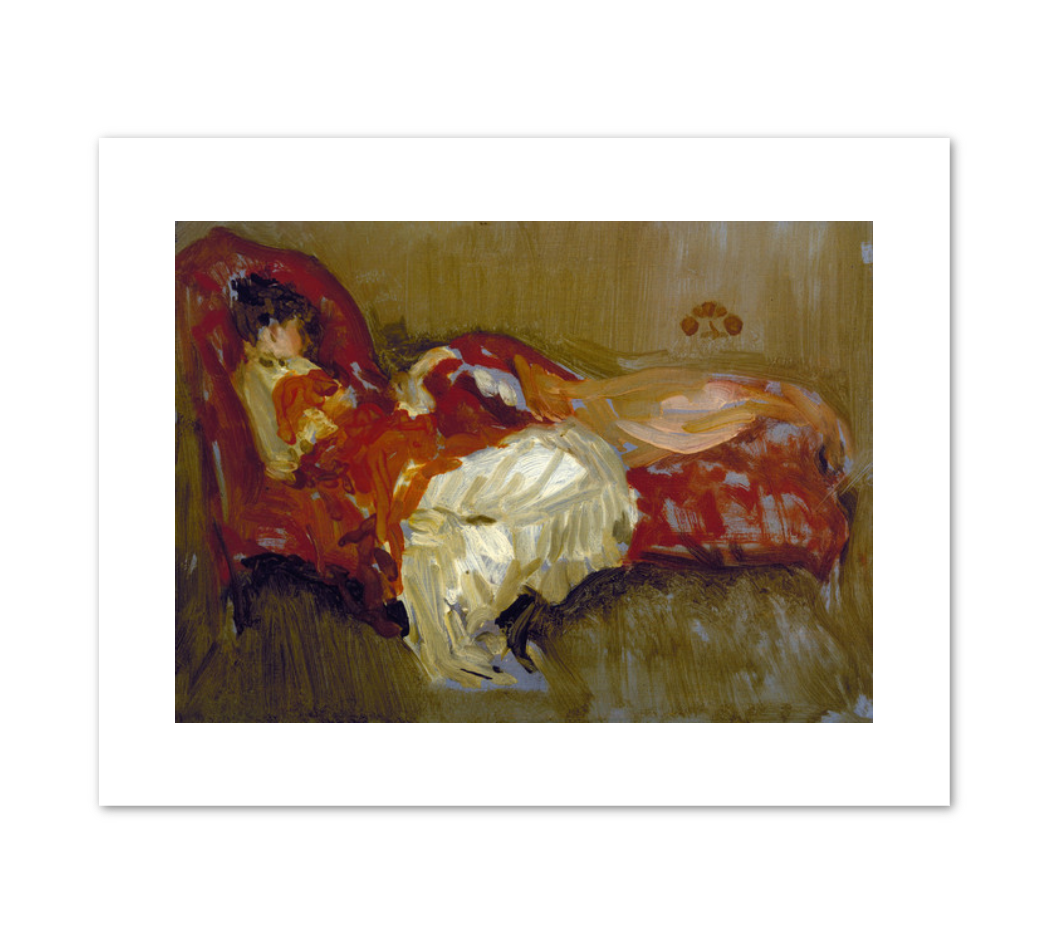 Note in Red: The Siesta by James Abbott McNeill Whistler