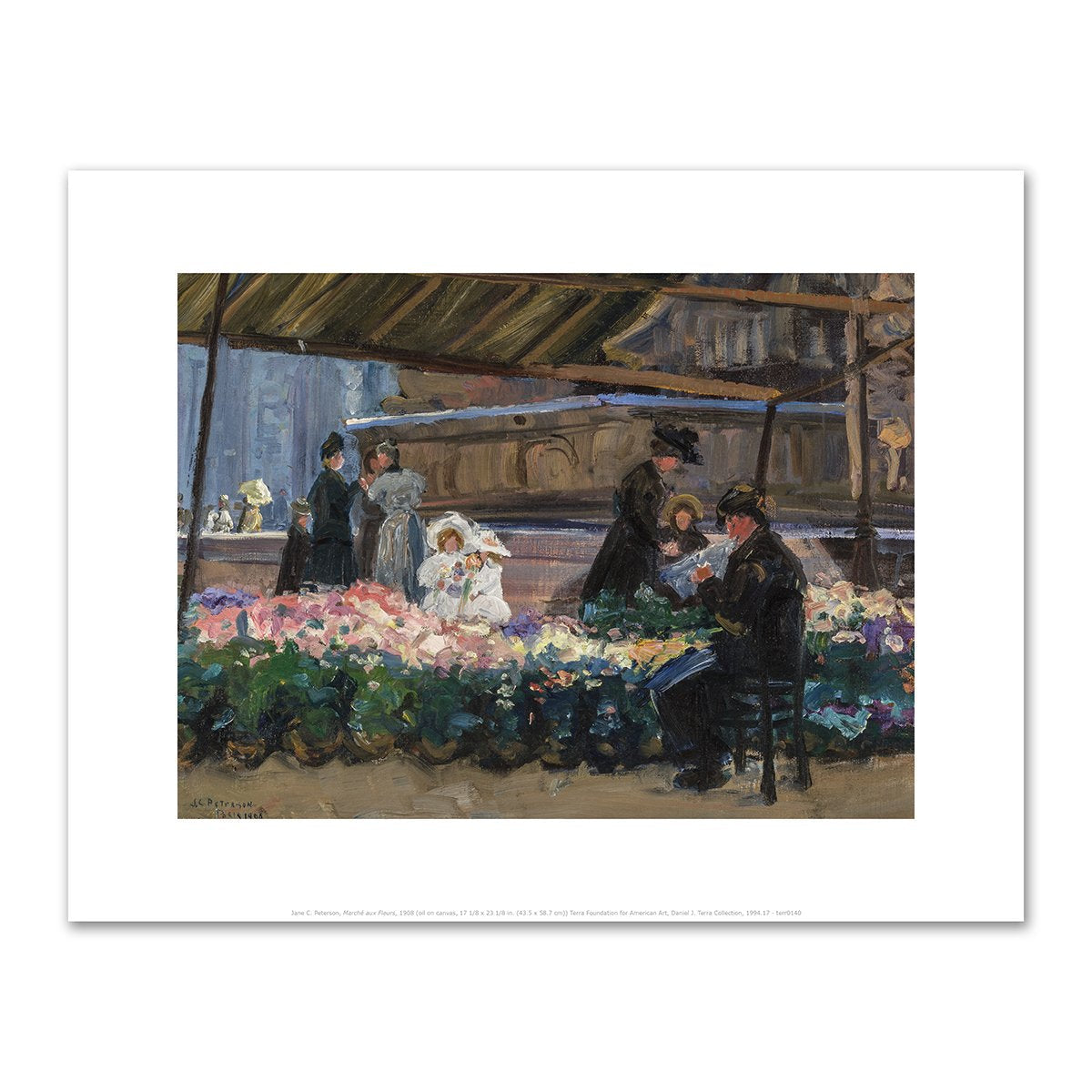 MarchÃ© aux Fleurs by Jane Peterson