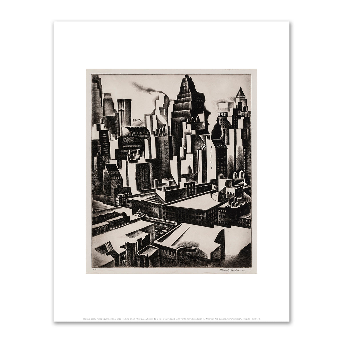 Times Square Sector by Howard Cook