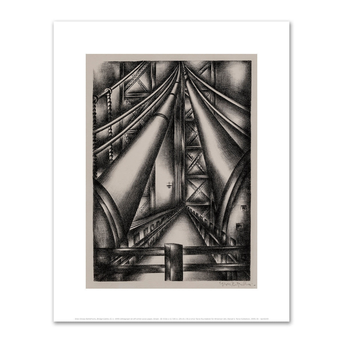 Bridge Cables II by Jolan Gross-Bettelheim