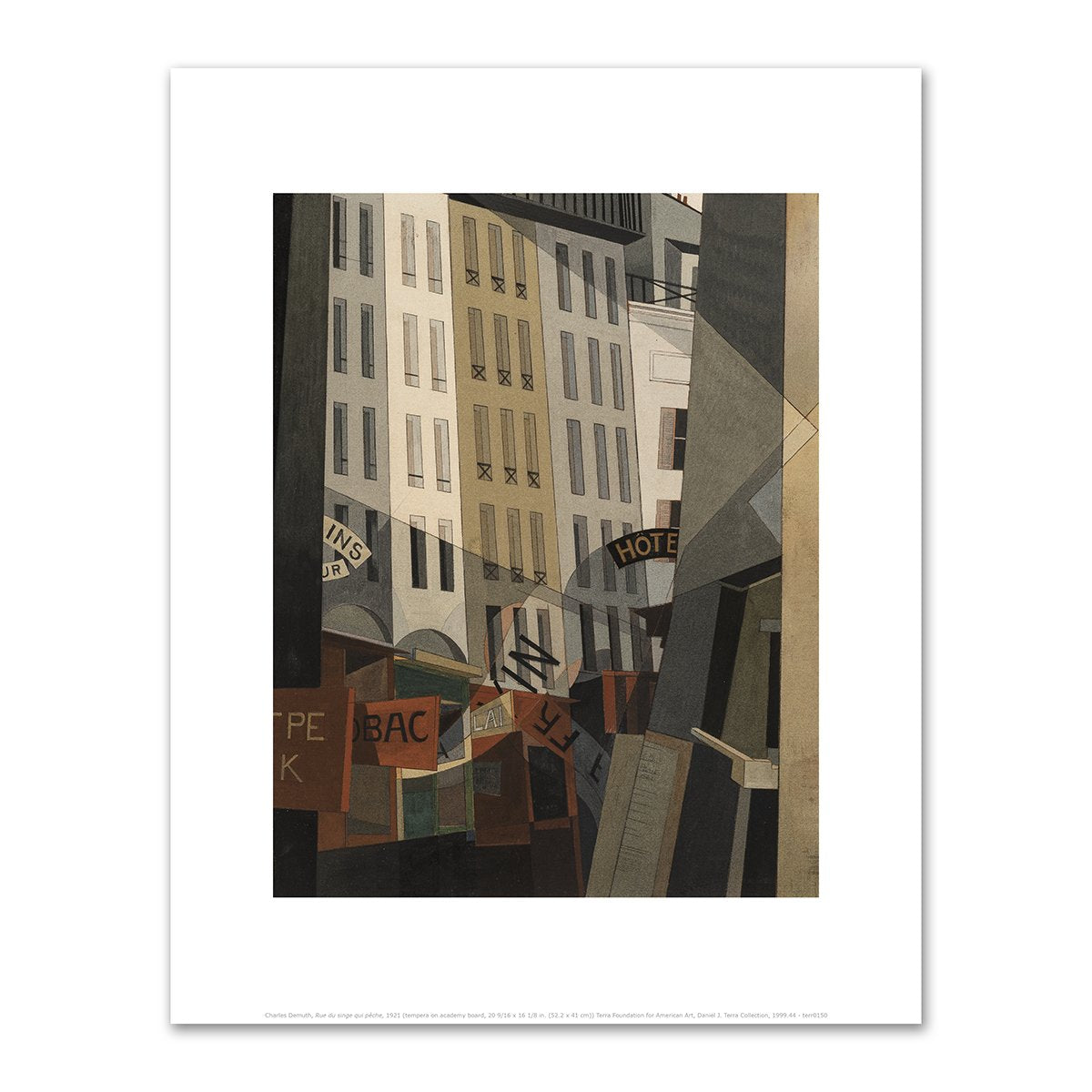 Rue du singe qui pÃªche by Charles Demuth