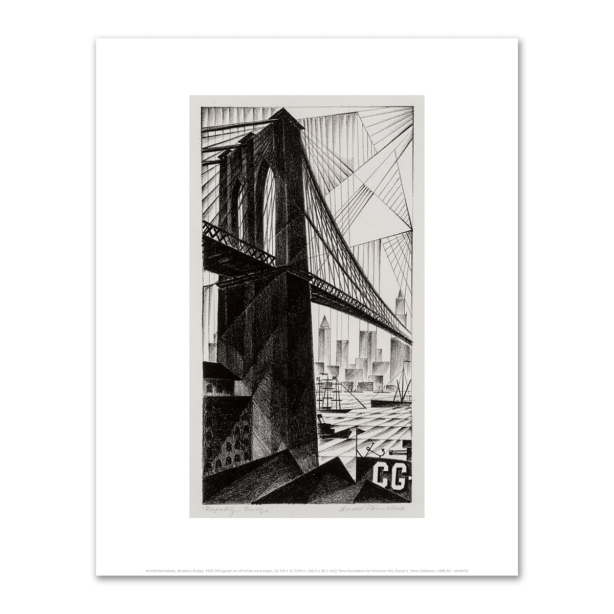 Brooklyn Bridge by Arnold RÃ¶nnebeck