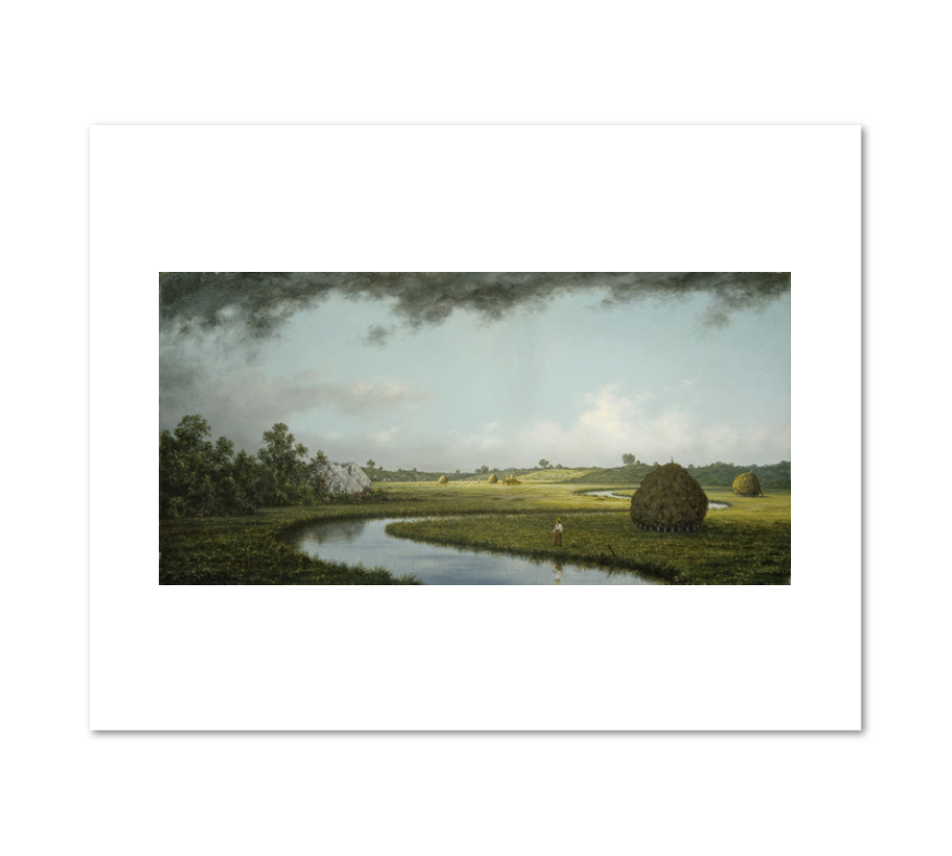 Newburyport Marshes: Approaching Storm by Martin Johnson Heade