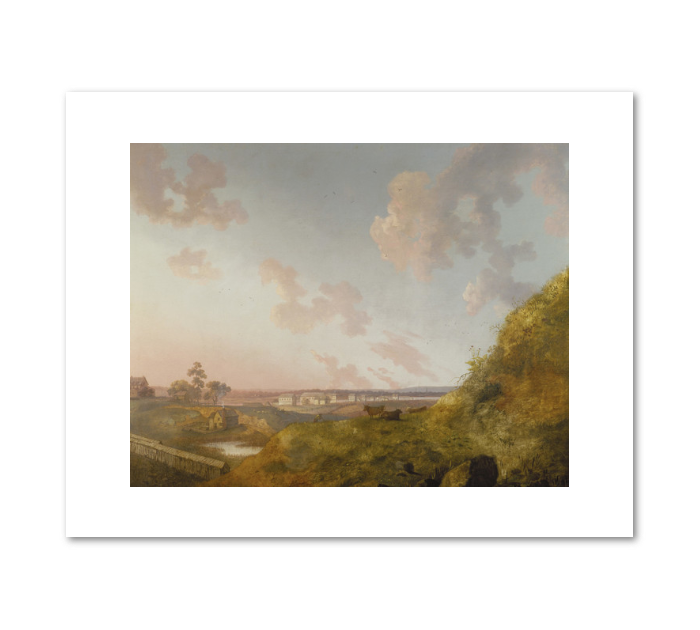 View of a Manor House on the Harlem River, New York by William Groombridge