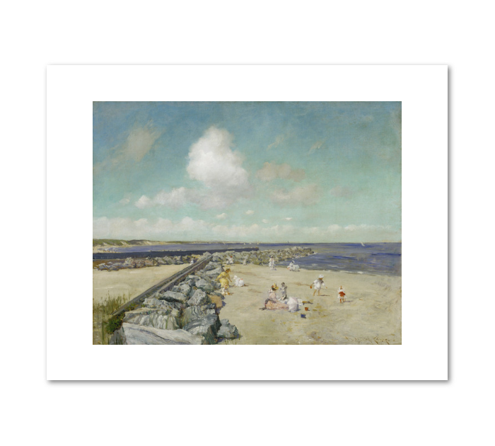 Morning at Breakwater, Shinnecock by William Merritt Chase