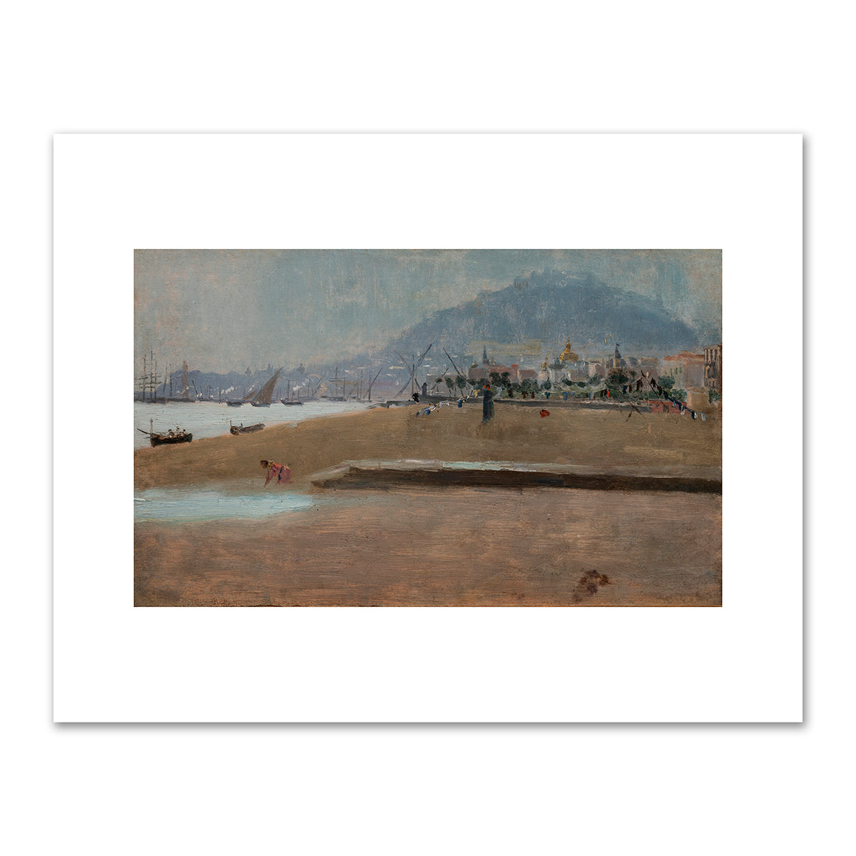 The Beach at Marseille by James Abbott McNeill Whistler