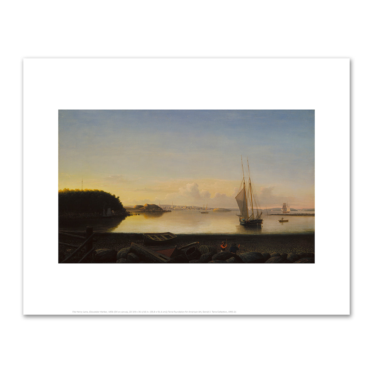 Gloucester Harbor by Fitz Henry Lane