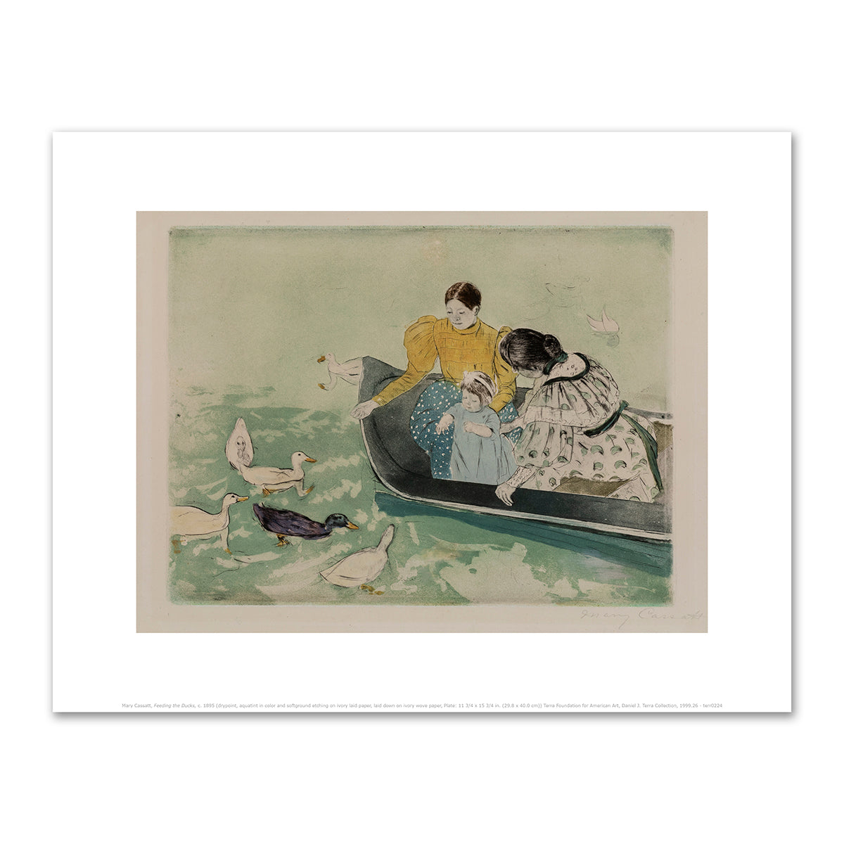 Feeding the Ducks by Mary Cassatt