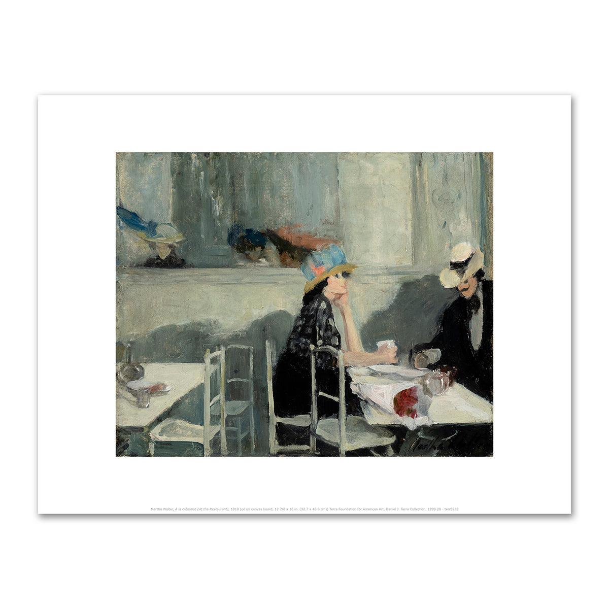 A la crÃ©merie (At the Restaurant) by Martha Walter