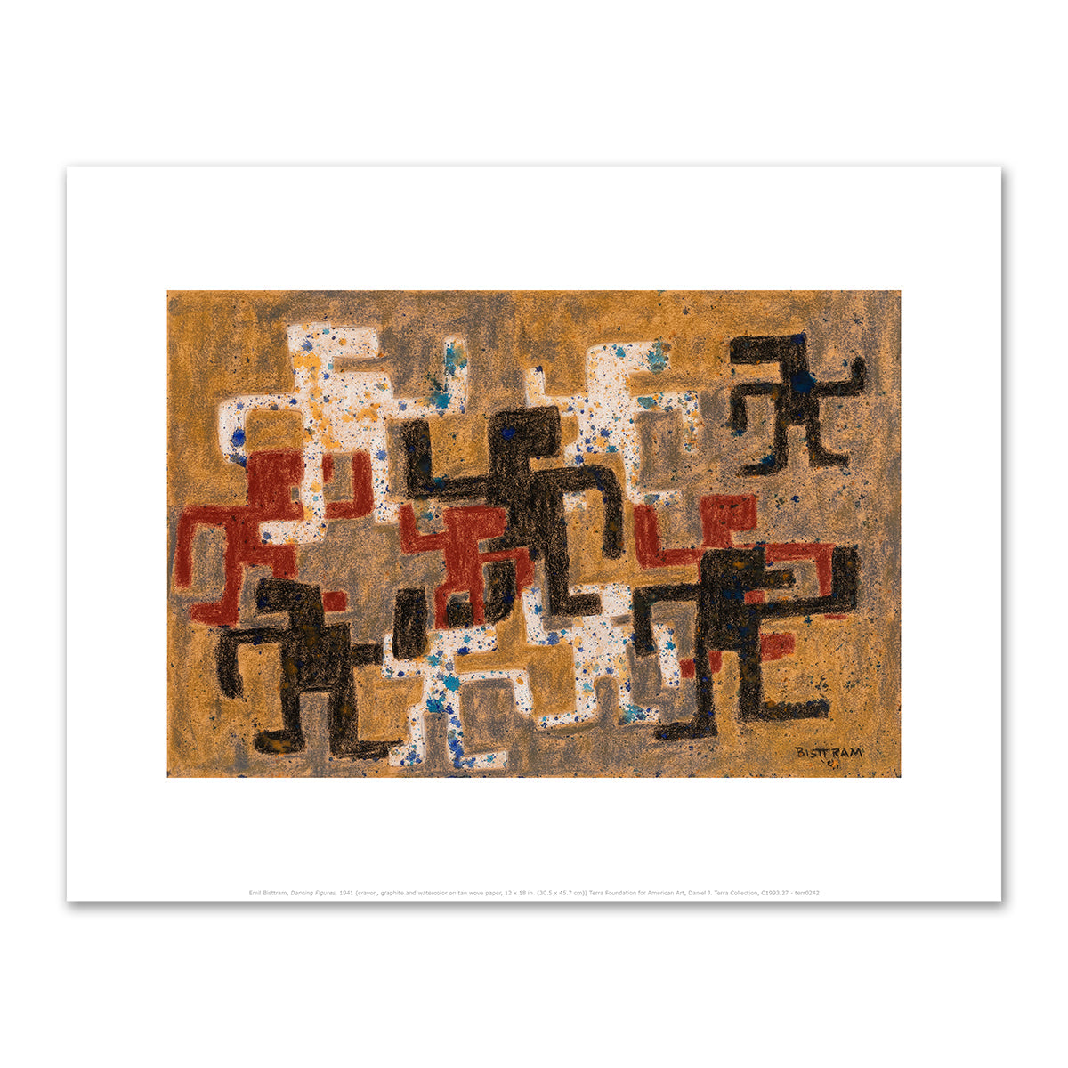 Dancing Figures by Emil Bisttram