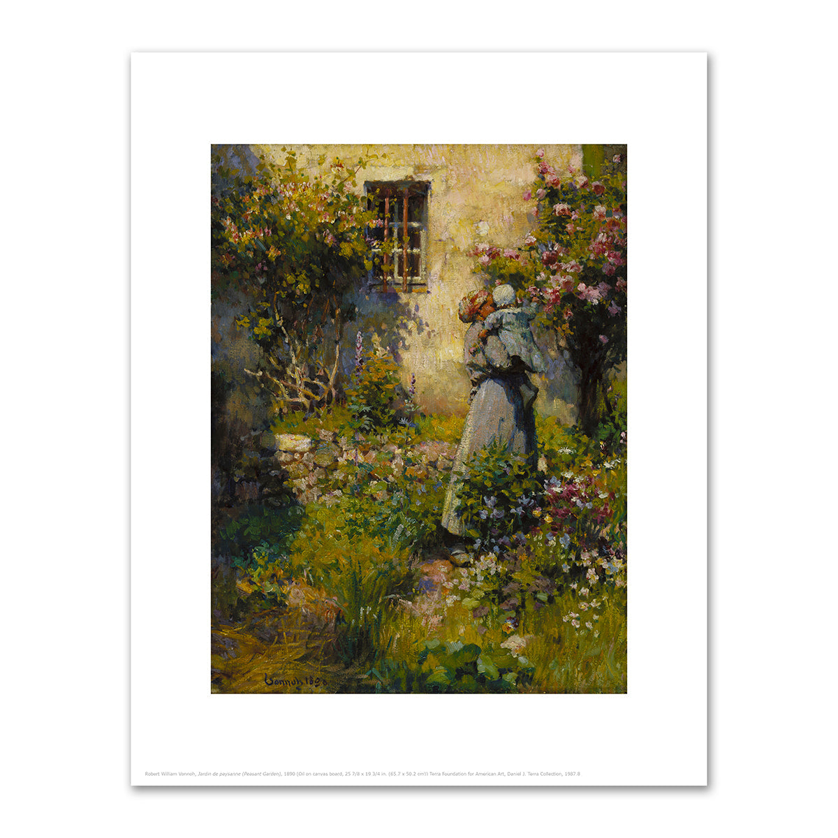 Jardin de paysanne (Peasant Garden) by Robert Vonnoh