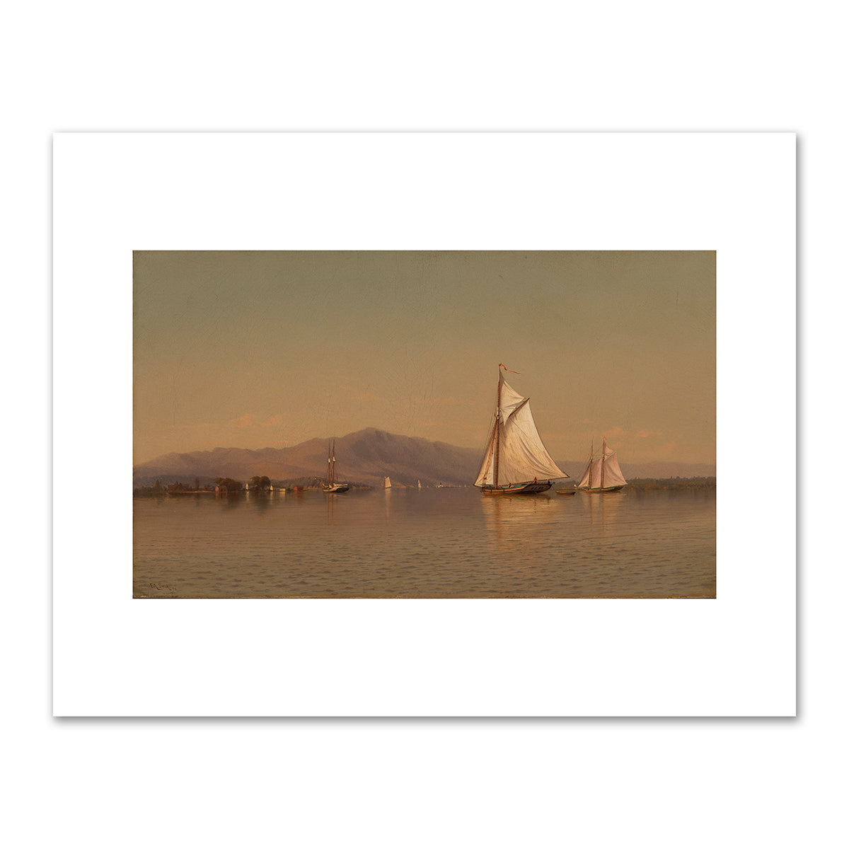 On the Hudson near Haverstraw by Francis A. Silva